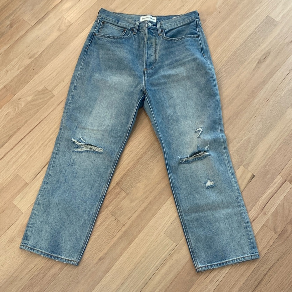 Aritzia Denim Forum Joni High Rise Loose Jeans